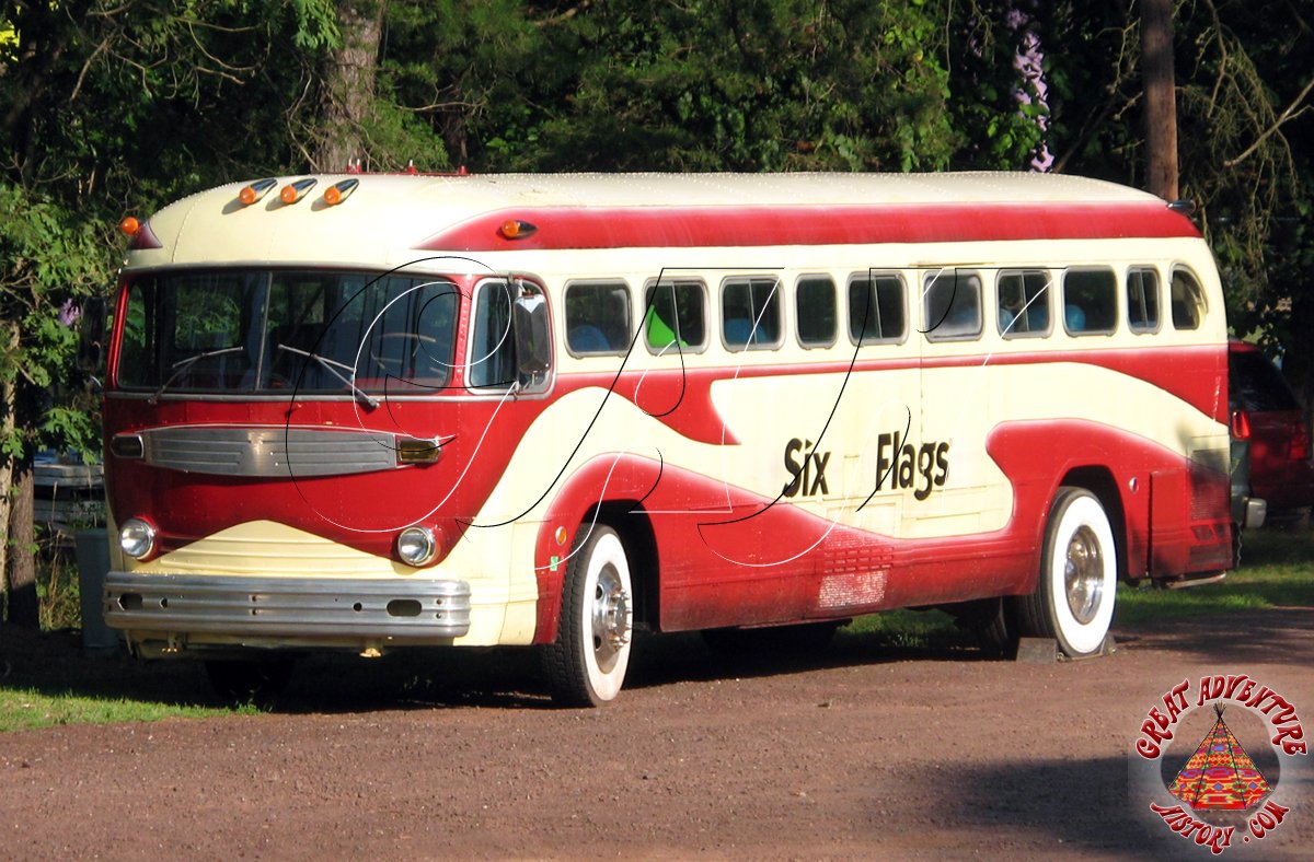 Six Flags Bus At Six Flags Great Adventure